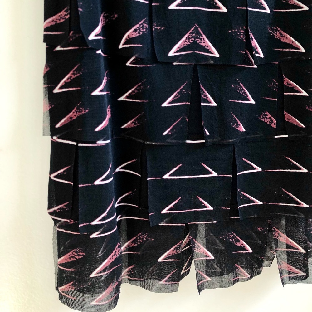 Vivienne Tam Vintage Mesh Printed Skirt - Picture 10 of 11